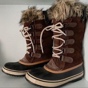 Sorel Joan of Arctic Women’s Brown and Tan Tall Winter Boots Size 6